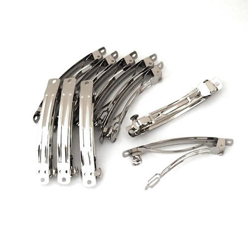 フェラガモ バレッタ シルバー金具 金具屋さん.com / バレッタ金具